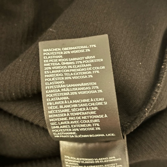 💕3/$25💕 H&M RIBBED JERSEY BODYSUIT - Picture 7 of 7